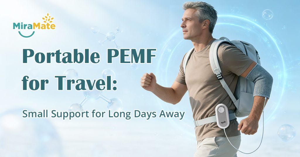 Portable PEMF for Travel Small Support for Long Days Away