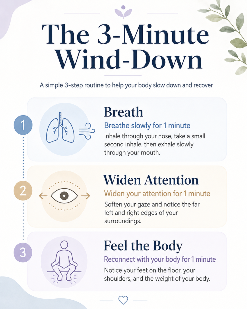 The 3-Minute Wind-Down